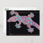 Carte postale Gecko Ghost (Devant / Derrière)