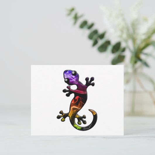 Carte Postale Gecko Lizard (Debout devant)