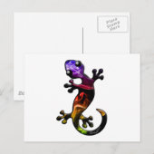 Carte Postale Gecko Lizard (Devant / Derrière)