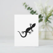 Carte Postale Gecko noir (Debout devant)