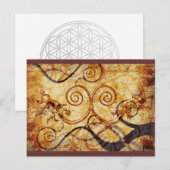 Carte Postale Gecko Spiral Twins (Devant / Derrière)