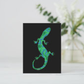 Carte Postale Gecko Vert (Debout devant)