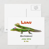 Carte Postale Geckos hawaïen (Devant / Derrière)