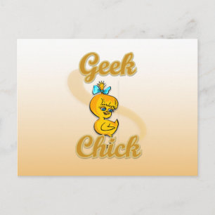 Carte Postale Geek Chick