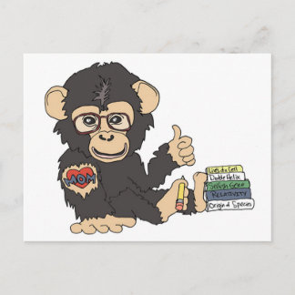 Carte Postale Geek Chimp