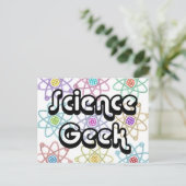 Carte Postale Géek de la science (Debout devant)