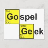 Carte Postale Geek évangile (Devant)