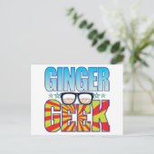 Carte Postale Geek Ginger v4 (Debout devant)