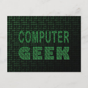 Carte Postale Geek informatique