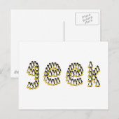 Carte Postale Geek Linux Tux (Devant / Derrière)