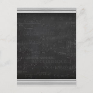 Carte Postale Geek mathématique