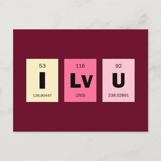 Carte Postale Geek Nerd Science (Devant)