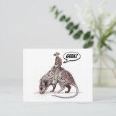 Carte postale Geek Rat Race Cowboy (Debout devant)