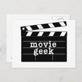 Carte Postale Geek vidéo avec clavier (Devant / Derrière)