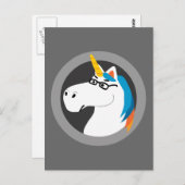 Carte Postale Geekicorn (Devant / Derrière)