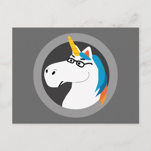 Carte Postale Geekicorn (Devant)