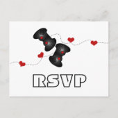 Carte postale Geeky Gamers RSVP (Dark) (Devant)