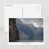 Carte Postale Geirangerfjord (Devant / Derrière)