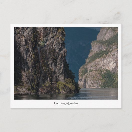 Carte Postale Geirangerfjord (Devant)