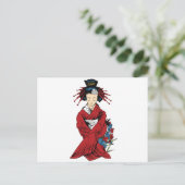 Carte Postale Geisha (Debout devant)