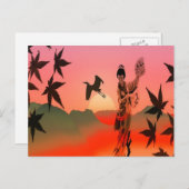 Carte Postale Geisha (Devant / Derrière)