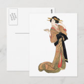 Carte Postale Geisha (Devant / Derrière)