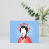 Carte Postale Geisha (Debout devant)