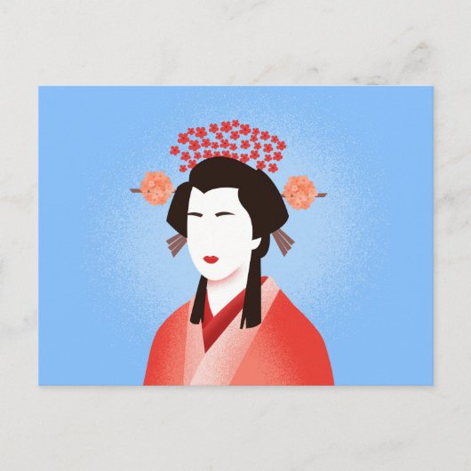 Carte Postale Geisha (Devant)