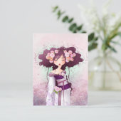 Carte Postale Geisha Dahlia (Debout devant)