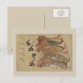 Carte Postale Geisha japonais (Devant / Derrière)