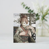 Carte Postale Geisha Vintage (Debout devant)