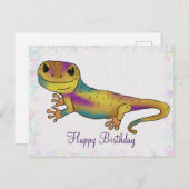 Carte Postale Geko (Devant / Derrière)