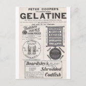 Carte Postale Gélatine, Poisson de morue, et plus (Devant)