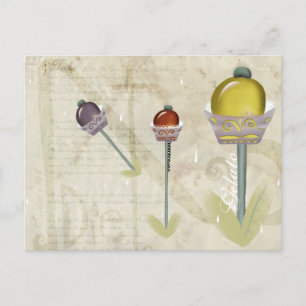Carte postale Gelato Italie citron de raisin
