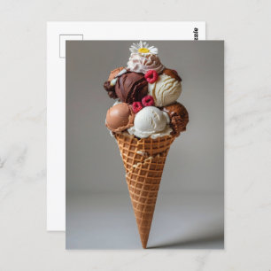 Carte Postale Gélato italien, Post-croisement