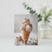 Carte Postale Gélato italien, Post-croisement (Debout devant)