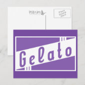 Carte Postale gelée rétro (Devant / Derrière)