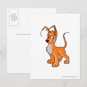 Carte Postale Gelert Orange (Devant / Derrière)