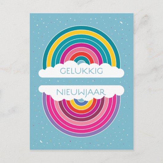 Carte Postale Gelukkig Nieuwjaar (Devant)