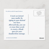 Carte Postale Gem Stud Bow (Dos)