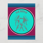 Carte postale Gémeaux (Devant)