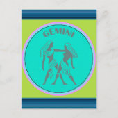 Carte postale Gémeaux (Devant)