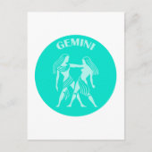Carte Postale Gémeaux, signe zodiaque, Horoscope, Astrologie (Devant)