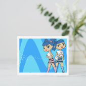 Carte postale Gemini (Debout devant)