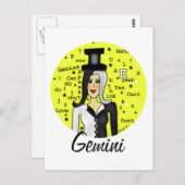 Carte Postale Gemini (Devant / Derrière)