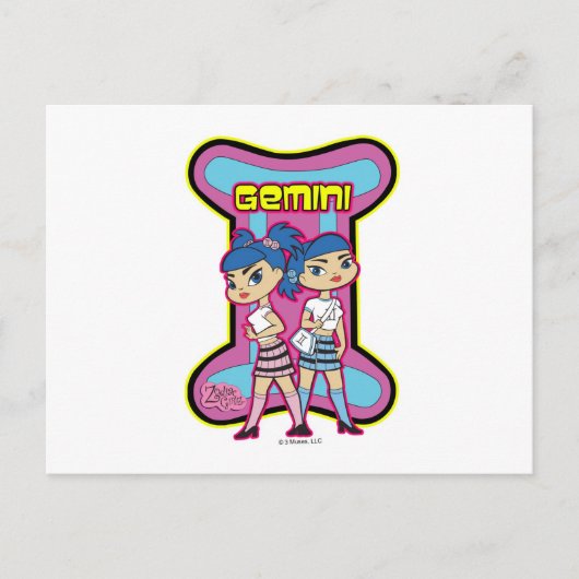 Carte postale Gemini (Devant)