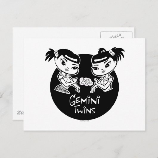 Carte postale Gemini (Devant / Derrière)