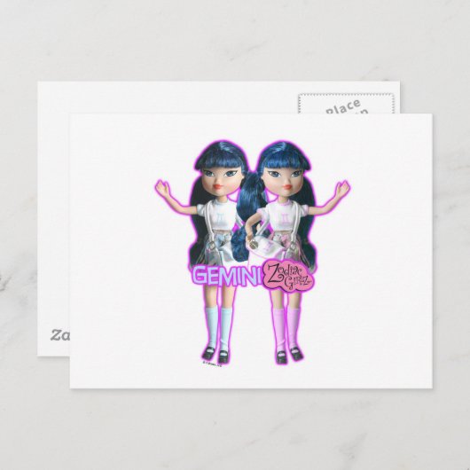 Carte postale Gemini (Devant / Derrière)