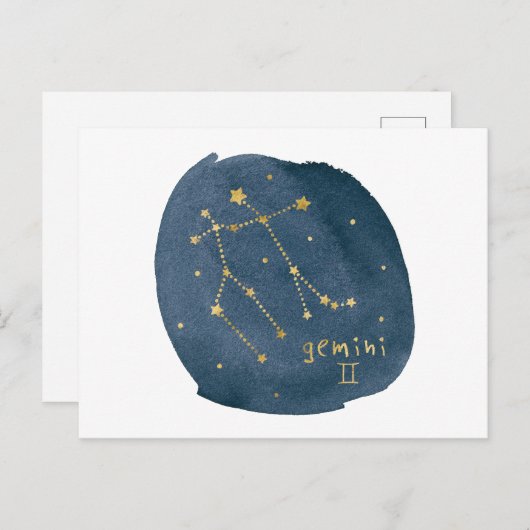 Carte Postale Gemini (Devant / Derrière)