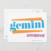 Carte Postale Gemini Aqua (Devant / Derrière)